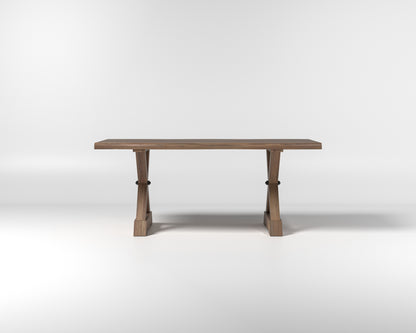 Nathan 72" Live Edge Dining Table - Woodland