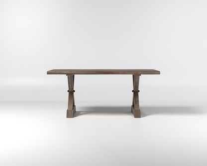 Nathan Acacia 72" Live Edge Dining Table - Tempest