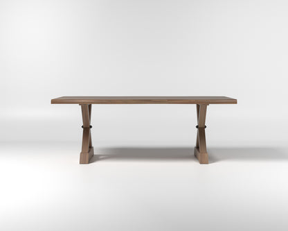 Nathan 84" Live Edge Dining Table - Woodland