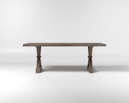 Nathan 84" Live Edge Dining Table - Tempest