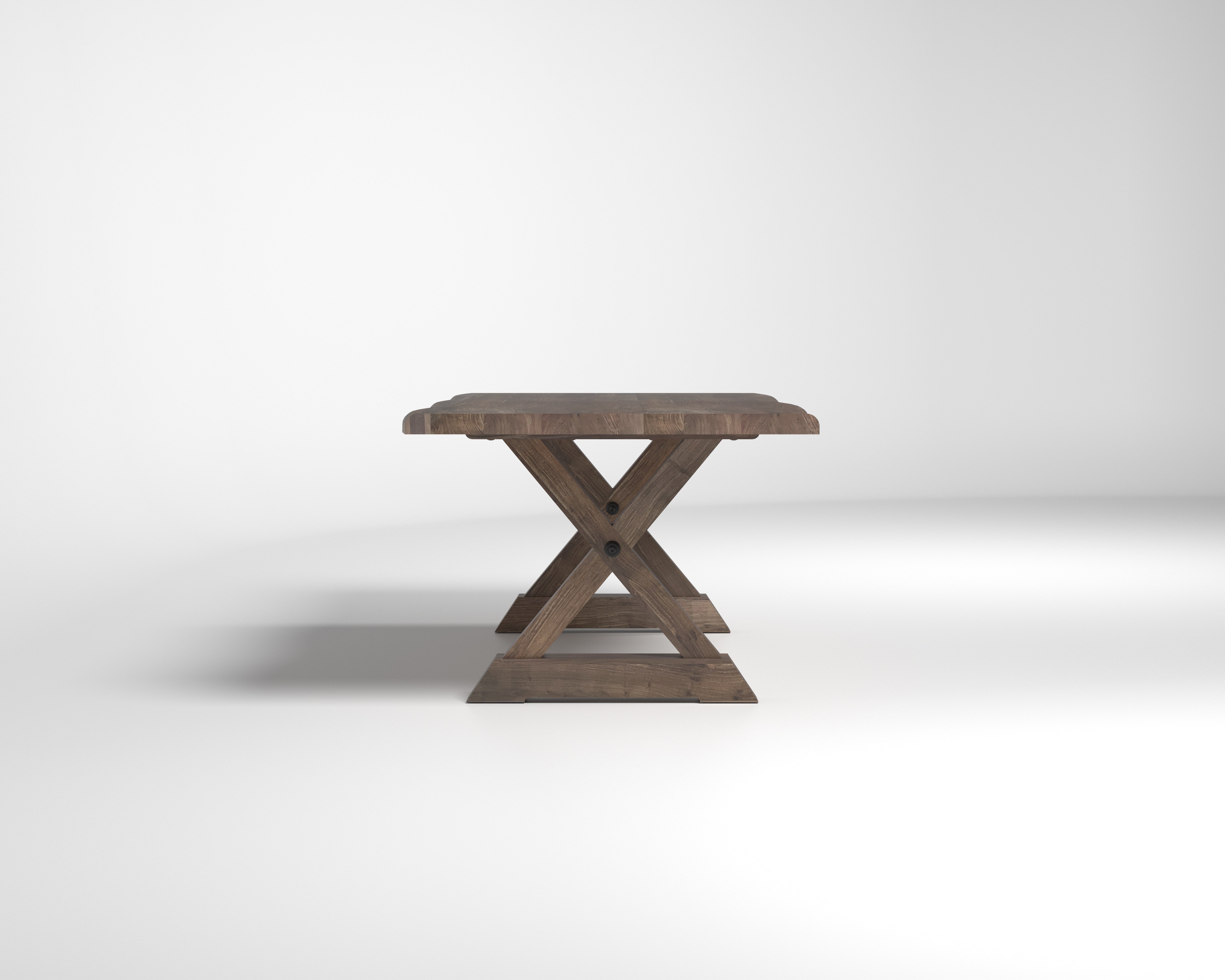 Nathan 84" Live Edge Dining Table - Tempest