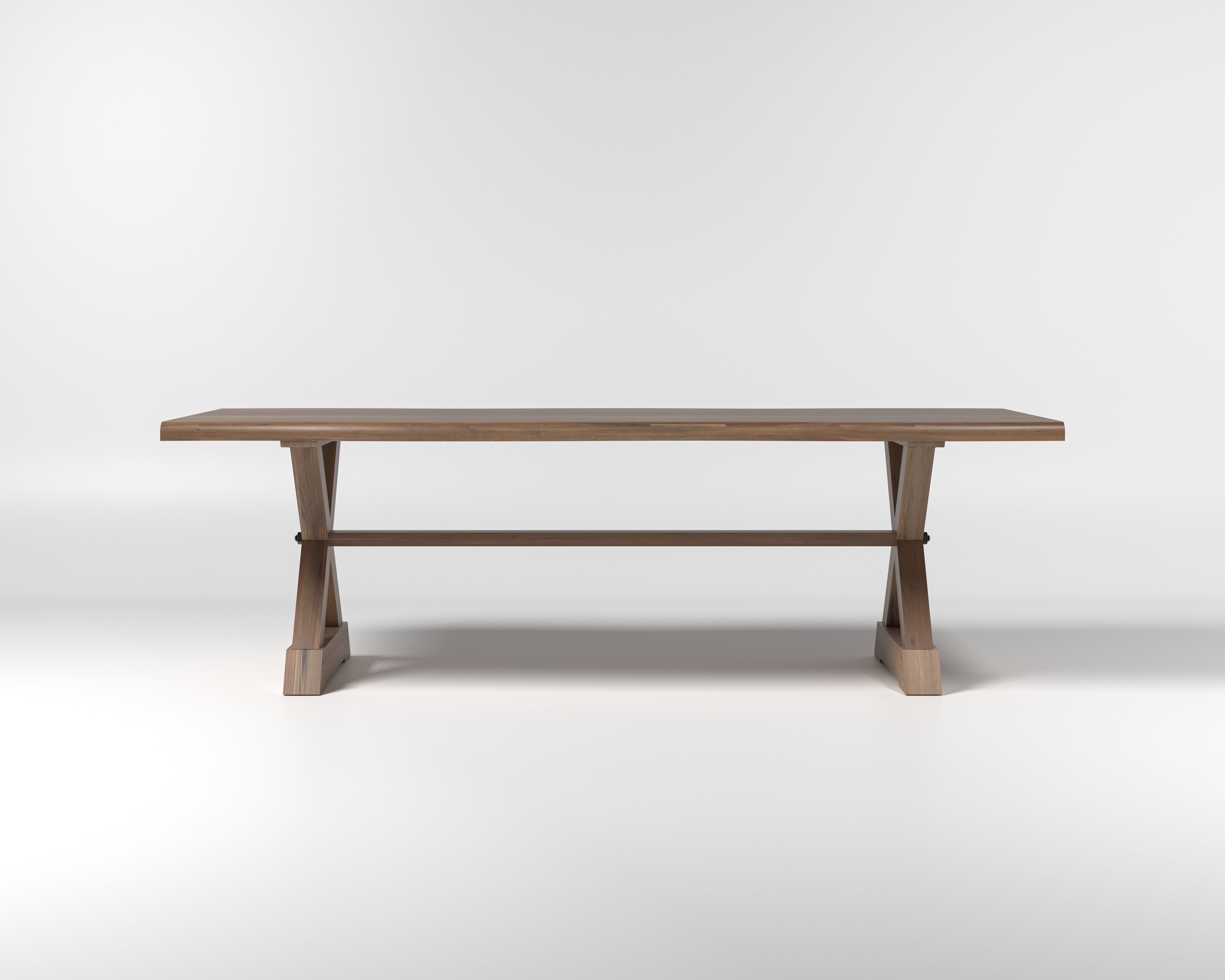 Nathan 96" Live Edge Dining Table - Woodland