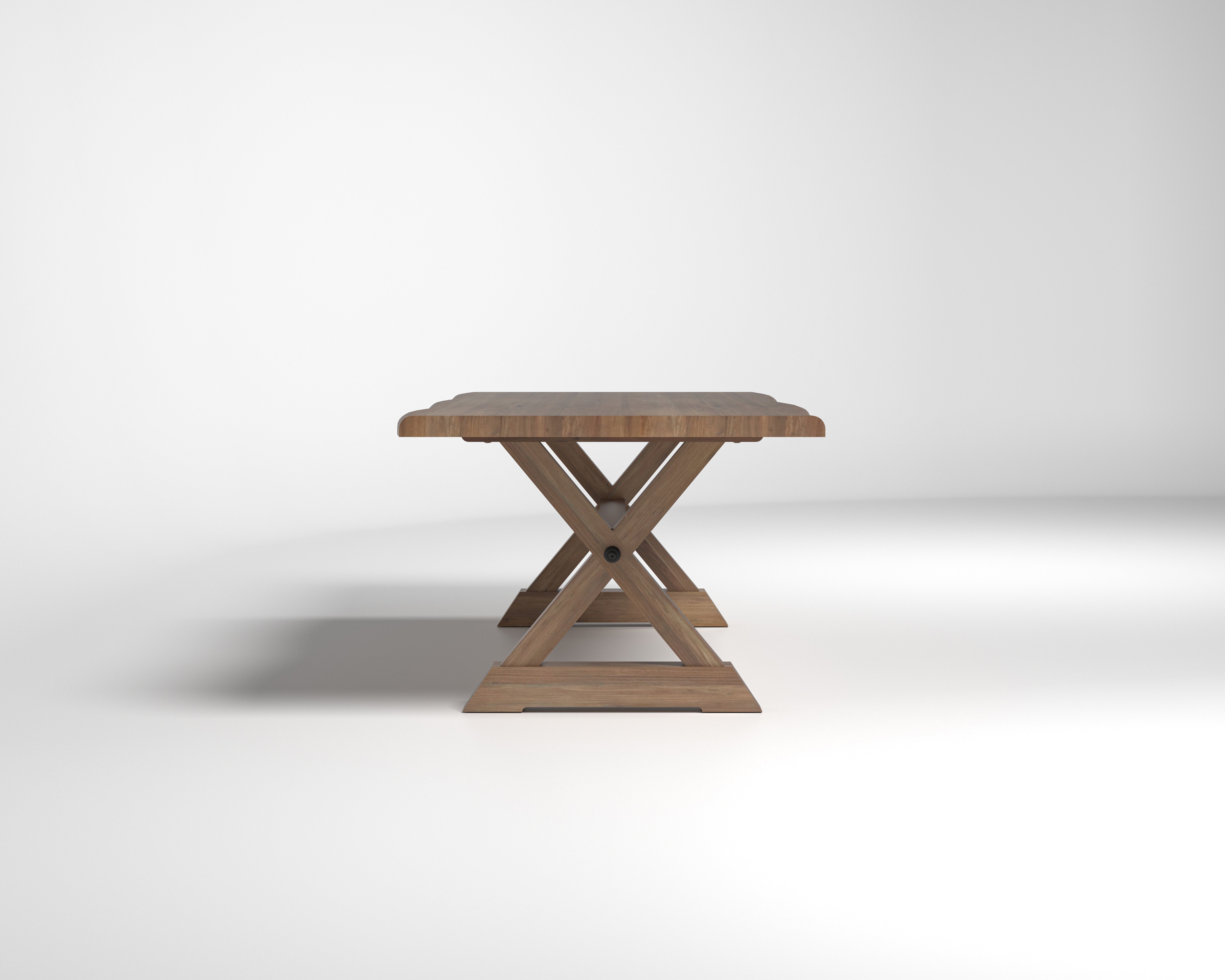 Nathan 96" Live Edge Dining Table - Woodland