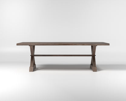 Nathan 96" Live Edge Dining Table - Tempest