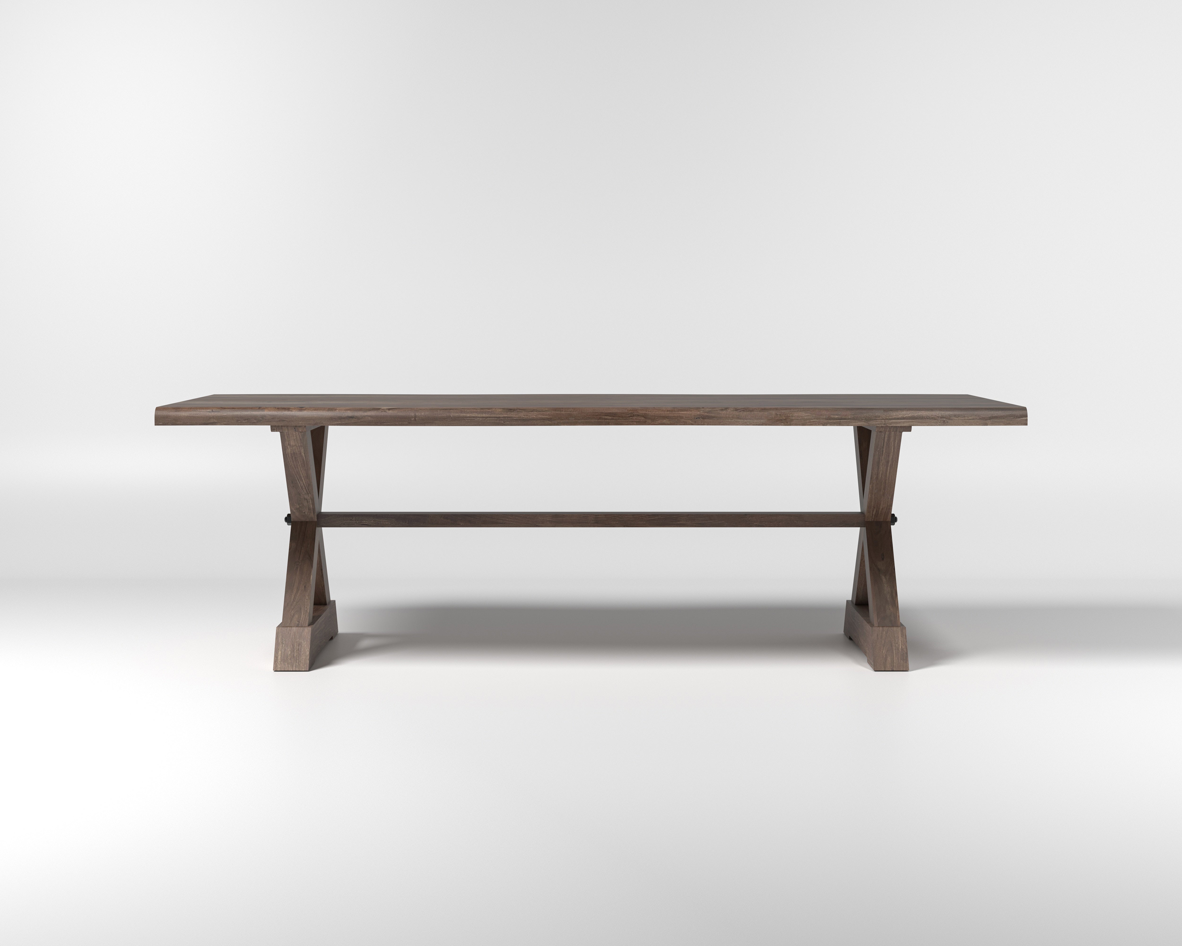 Nathan 96" Live Edge Dining Table - Tempest