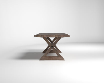 Nathan 96" Live Edge Dining Table - Tempest