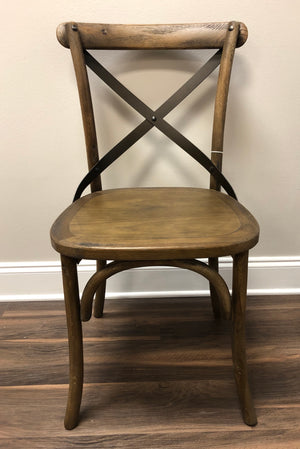 Greenwood X-Back Chair - Driftwood - Classic Carolina Home