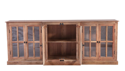 Billings 100" Breakfront 6 Door Sideboard - Natural