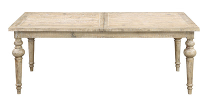 Greenville 80"-108" Butterfly Leaf Extension Dining Table - Sandstone - Classic Carolina Home