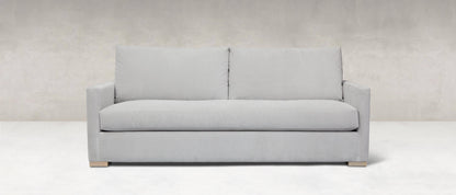 Kelly Express Ship 81" 3 Cushion Apartment Sofa - Velvet Taupe