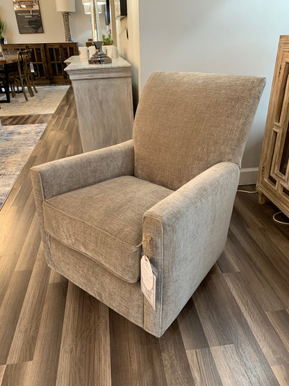 Marcy Express Ship 30" Swivel Glider - Velvet Taupe