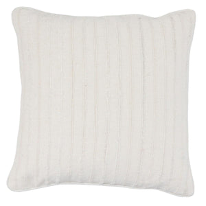 Morris 22" x 22" Belgian Flax Linen Pillow - White - Classic Carolina Home