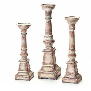 Biltmore Inspirations 1895 Candle Pillar - Set of 3 - Classic Carolina Home