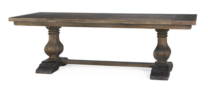 Weston 96" Mahogany Dining Table - Cocoa - Classic Carolina Home