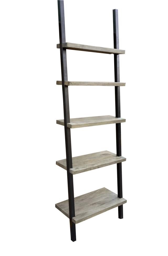 Clayton 27" Leaning Wall Shelf - Distressed Natural