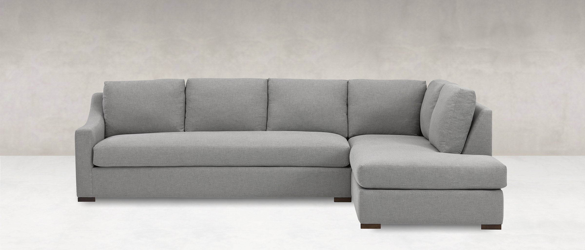 Hannah Express Ship 146" 2 Cushion Sofa + Bumper Chaise