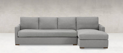 Kelly Express Ship 138" 3 Cushion Sofa + Chaise