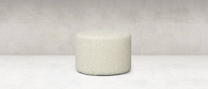 Chad Express Ship 24" Ottoman - Crypton Natural Linen - Classic Carolina Home