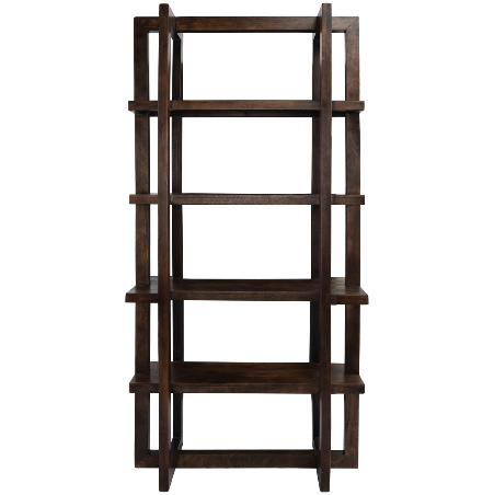 Sidney 86" Wood Bookcase - Classic Carolina Home