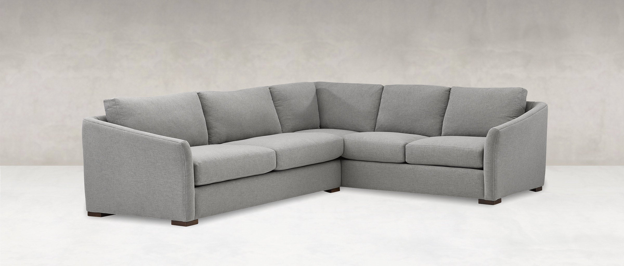 Phoebe Express Ship 135" x 105" 6 Cushion Sectional