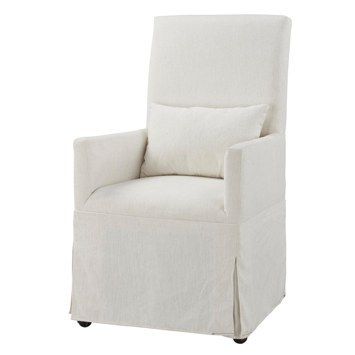 Mandy Slipcovered Arm Chair - Washable White