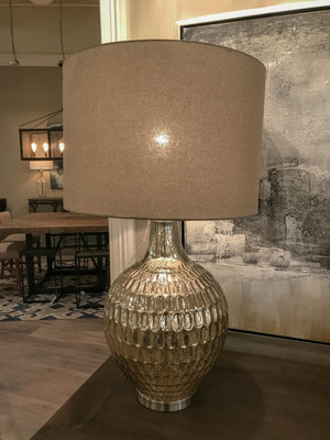 Betsy 35" Bubble Glass Finish Table Lamp - Classic Carolina Home
