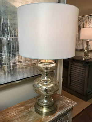 Nathan 33" Northbay  Antique Brass Table Lamp - Classic Carolina Home