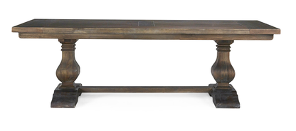 Weston 96" Mahogany Dining Table - Cocoa - Classic Carolina Home