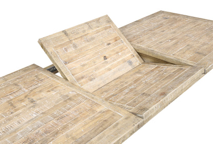 Greenville 80"-108" Butterfly Leaf Extension Dining Table - Sandstone - Classic Carolina Home