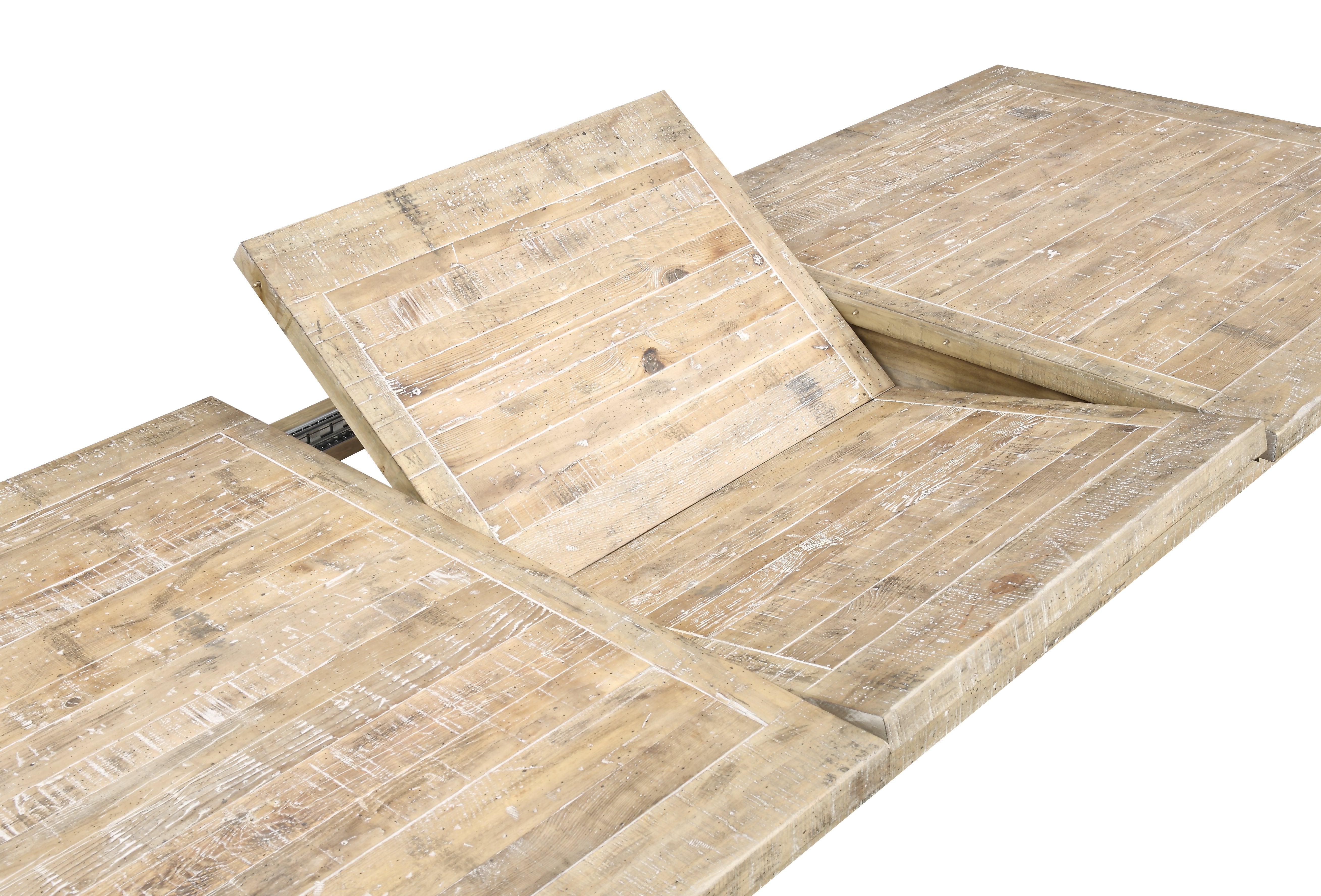 Greenville 80"-108" Butterfly Leaf Extension Dining Table - Sandstone - Classic Carolina Home