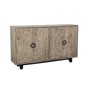 Zebulon 65" Wood + Iron Sideboard - Classic Carolina Home