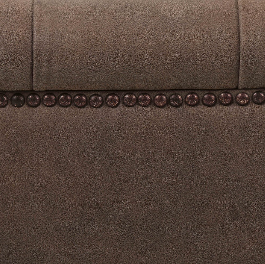 Maxine 95" Top Grain Leather Tufted Sofa - Earth - Classic Carolina Home