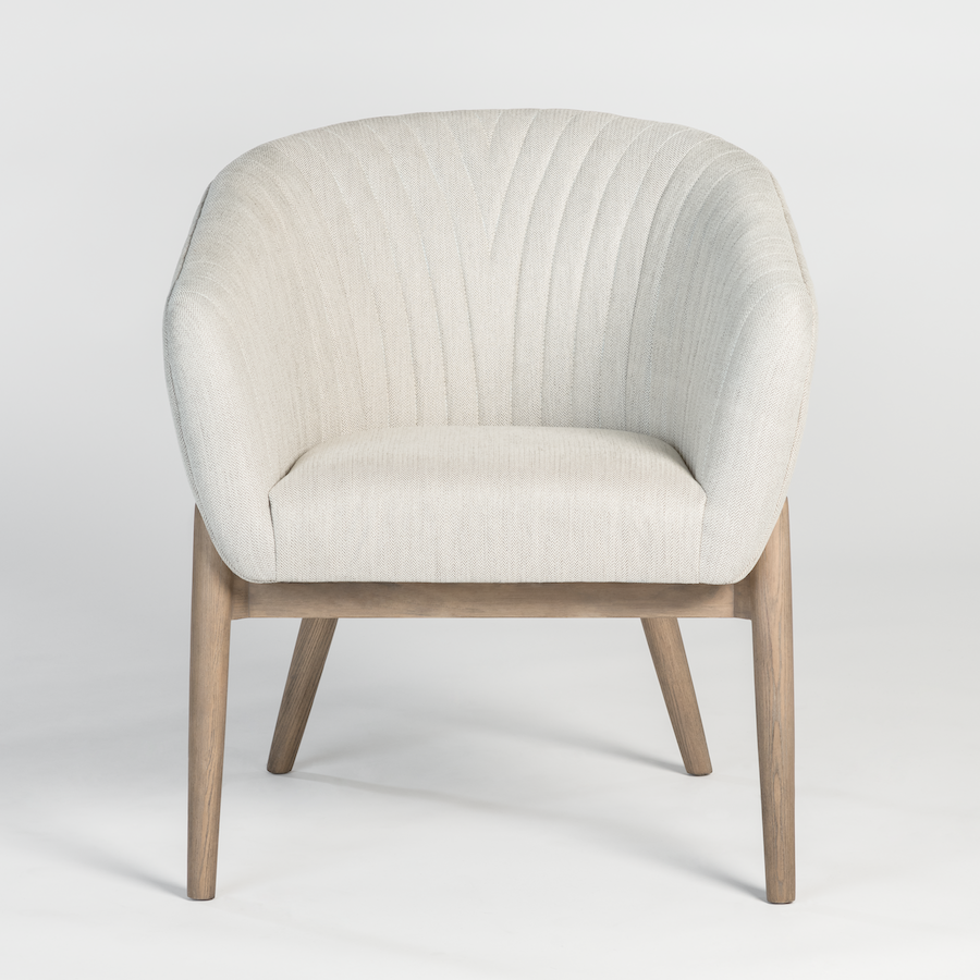 Peyton Occasional Chair - Steel + Natural - Classic Carolina Home