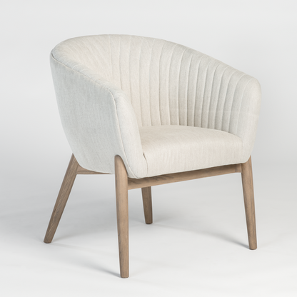 Peyton Occasional Chair - Steel + Natural - Classic Carolina Home