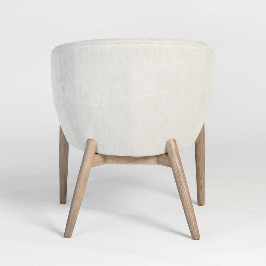 Peyton Occasional Chair - Steel + Natural - Classic Carolina Home