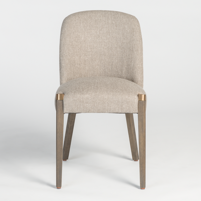 Renton Dining Chair - Bisque + Beechwood - Classic Carolina Home