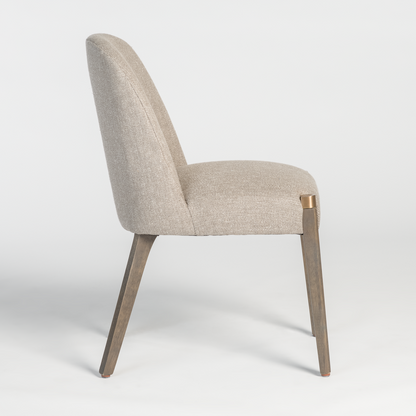 Renton Dining Chair - Bisque + Beechwood - Classic Carolina Home