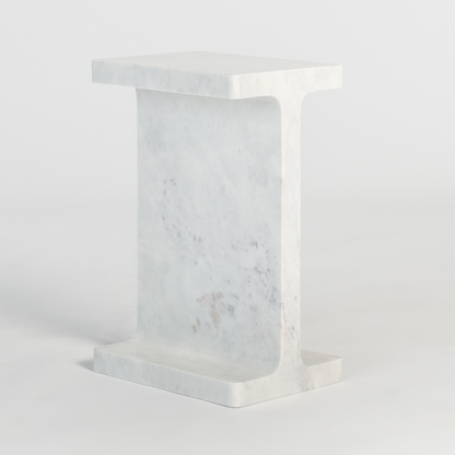 Solitaire 16" Marble End Table - Classic Carolina Home
