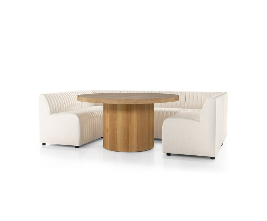 August U-Shape Dining Banquette - Capri Oatmeal