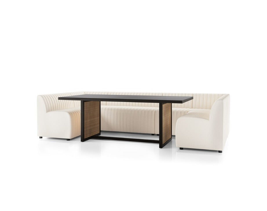 August U-Shape Dining Banquette - Capri Oatmeal