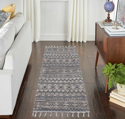 Azteca Area Rug - Mocha/Charcoal