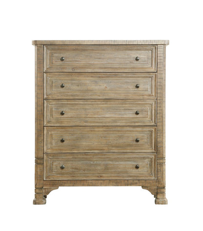 Greenville 44" 5 Drawer Chest - Weathered Sandstone - Classic Carolina Home