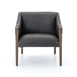 Edney 27" Occasional Chair - Ebony + Grey - Classic Carolina Home