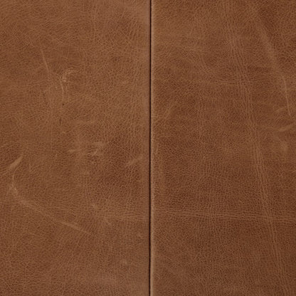 Edney 27" Top Grain Leather Chair - Taupe + Almond - Classic Carolina Home