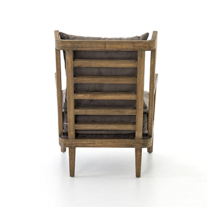 Lance Wingback Chair - Driftwood + Mist - Classic Carolina Home