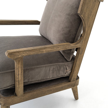 Lance Wingback Chair - Driftwood + Mist - Classic Carolina Home