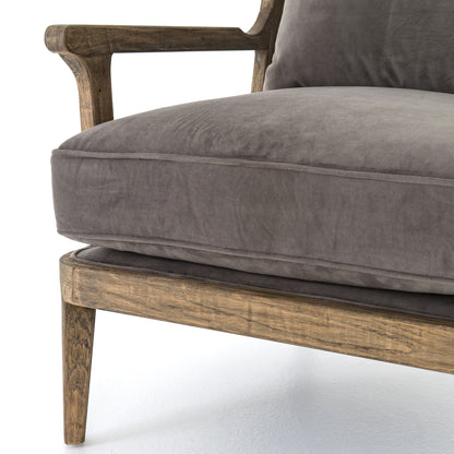 Lance Wingback Chair - Driftwood + Mist - Classic Carolina Home