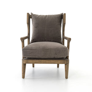 Lance Wingback Chair - Driftwood + Mist - Classic Carolina Home