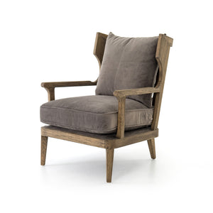 Lance Wingback Chair - Driftwood + Mist - Classic Carolina Home
