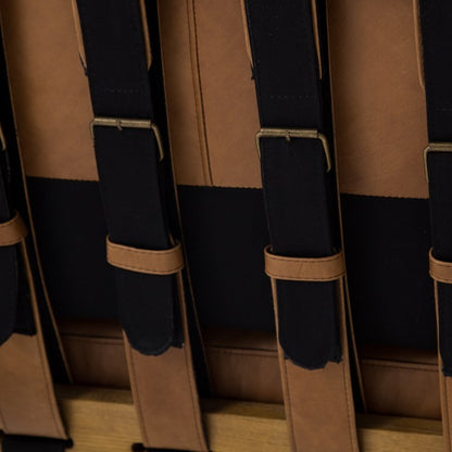 Salvatore 28" Top Grain Leather Chair - Copper + Ash - Classic Carolina Home